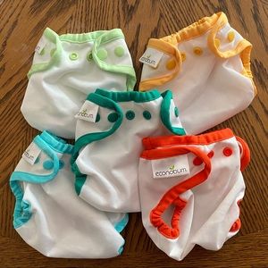 Cotton Babies Econobum Newborn Diaper Covers x5